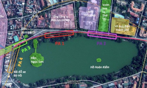 Hà Nội nghiên cứu bỏ ga ngầm gần Hồ Gươm