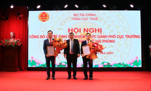 Cục Thuế Hải Phòng, Phú Thọ có lãnh đạo mới