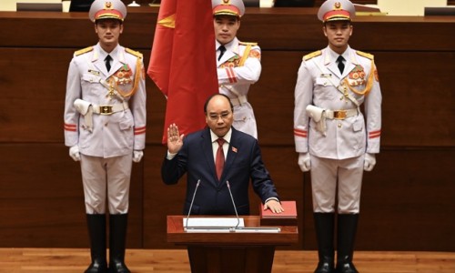 Tổng thống Mỹ và nhiều lãnh đạo chúc mừng Chủ tịch nước Nguyễn Xuân Phúc