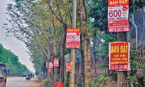 Hà Nội sốt đất, giá tăng đột biến đến 200%