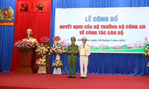 Bắc Ninh có tân Giám đốc Công an tỉnh