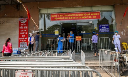 Hà Nội: Tòa nhà chung cư Đại Thanh bị phong tỏa