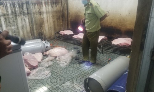 Bình Phước: Ngăn chặn kịp thời gần 700kg thịt lợn không qua kiểm dịch