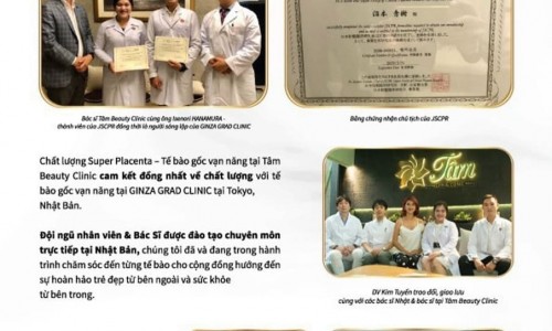 Không được Sở Y tế cấp phép, Tâm Beauty Clinic vẫn “dụ” khách hàng tiêm tế bào gốc bằng nhau thai người