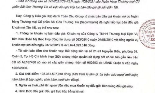 Tín dụng ngân hàng: Sau niềm vui tăng trưởng là nợ xấu và rầm rộ thanh lý tài sản