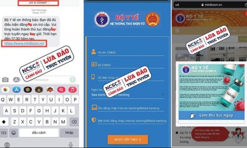 Cảnh báo: Xuất hiện nhiều website giả mạo Bộ Y tế với mục đích lừa đảo trong mùa dịch