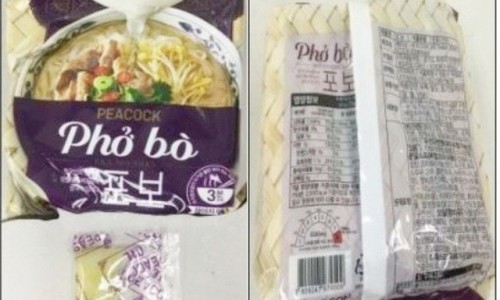 Những sản phẩm của Acecook từng bị thu hồi tại nước ngoài