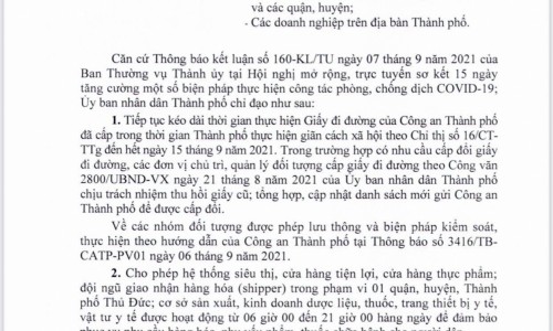 Nóng: TP HCM cho phép quán ăn mở cửa theo hình thức bán mang đi