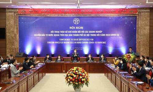 Hà Nội đối thoại gỡ khó cho các doanh nghiệp FDI trong bối cảnh dịch COVID-19