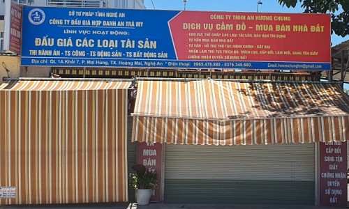 Nghệ An: Phạt Công ty Đấu giá hợp danh An Trà My 45 triệu đồng