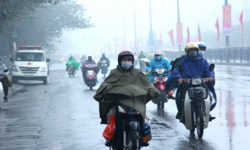 Miền Bắc mưa rét, tình trạng nồm ẩm tiếp diễn