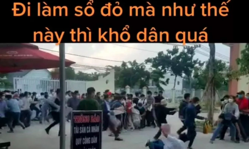 Bình Phước: Hàng trăm người xô đẩy làm hồ sơ đất đai ở Chơn Thành