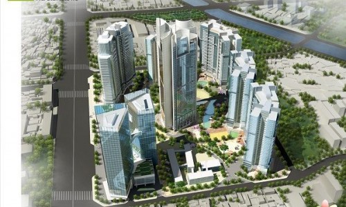 Khu đất nhà máy Thuốc lá Thăng Long trước khi di dời có