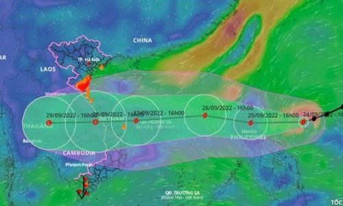 Bão Noru mạnh cấp 14, di chuyển vào Biển Đông trong đêm nay