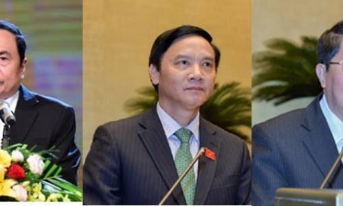 Ông Trần Thanh Mẫn, Nguyễn Đức Hải và Nguyễn Khắc Định trở thành Phó chủ tịch Quốc hội