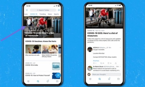 Twitter tung ra các trang tin tức Covid-19 dành riêng cho từng tiểu bang ở Ấn Độ