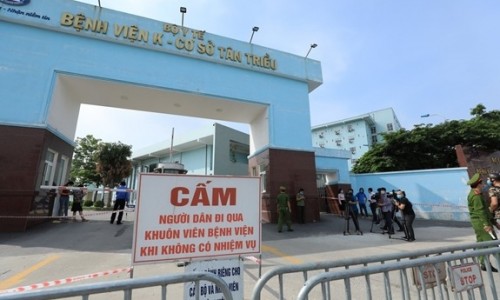 Trưa 16/5: 5/6 ca mắc COVID-19 trong nước ở viện K Tân Triều