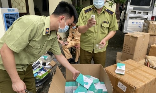 Lạng Sơn: Tạm giữ 200 máy đo nhiệt kế hồng ngoại không có hóa đơn chứng từ