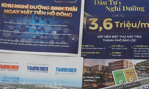 Loạn dự án "ma", Lâm Đồng tạm dừng giải quyết hồ sơ tách thửa
