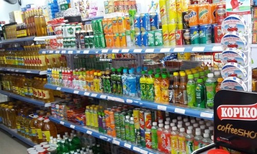 Đồ uống, sữa... bị 