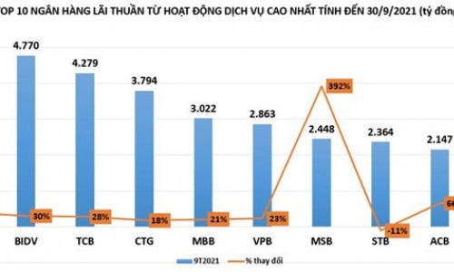 Lợi nhuận từ hoạt động dịch vụ ngân hàng: Người cười nụ, kẻ 'khóc thầm'