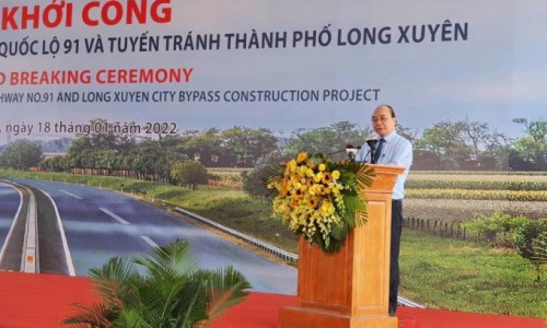 An Giang: Khởi công dự án giao thông 2.100 tỷ đồng