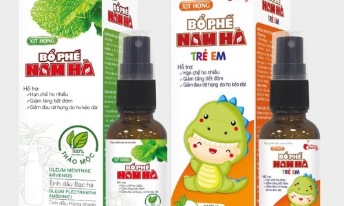 Cảnh báo: Quảng cáo Xịt họng bổ phế Nam Hà và Xịt họng bổ phế Nam Hà trẻ em có dấu hiệu lừa dối khách hàng