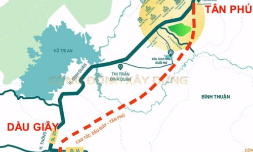 Cần hơn 8.300 tỷ đồng đầu tư cao tốc Dầu Giây - Tân Phú dài 60km