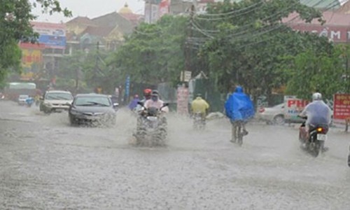 Cảnh báo mưa lớn diện rộng ở các tỉnh miền Bắc