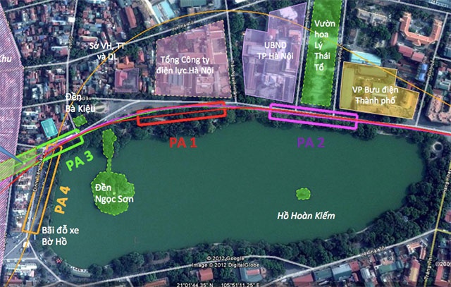 Hà Nội nghiên cứu bỏ ga ngầm gần Hồ Gươm