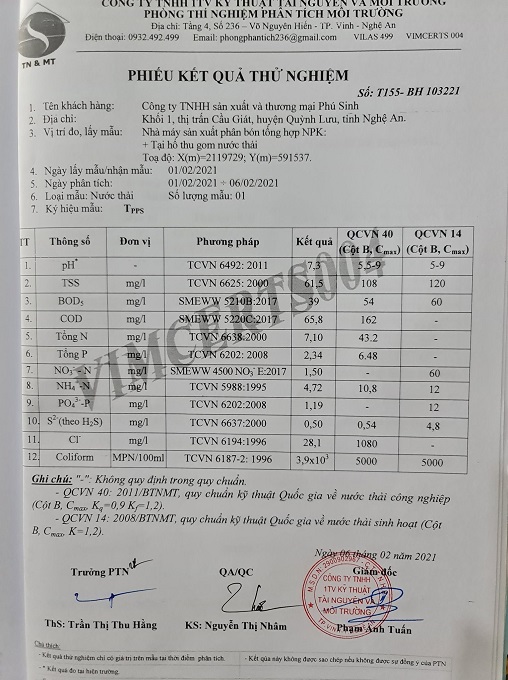 Nghệ An: Nhà máy phân bón phải tạm dừng vì gây ô nhiễm môi trường