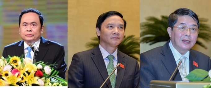 Ông Trần Thanh Mẫn, Nguyễn Đức Hải và Nguyễn Khắc Định trở thành Phó chủ tịch Quốc hội