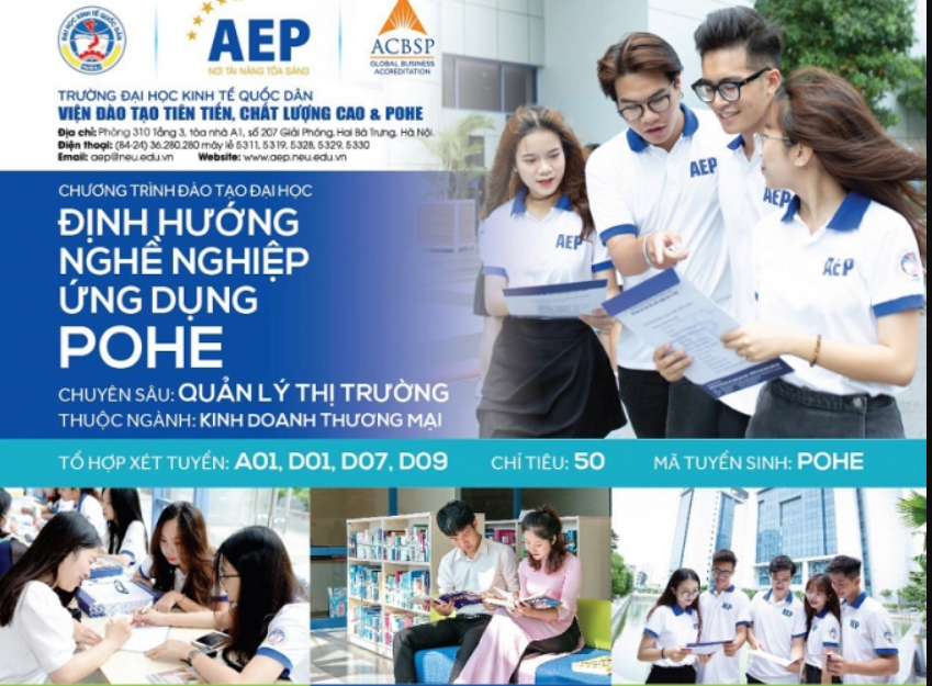 50 chỉ tiêu cho năm đầu tiên tuyển sinh Quản lý thị trường
