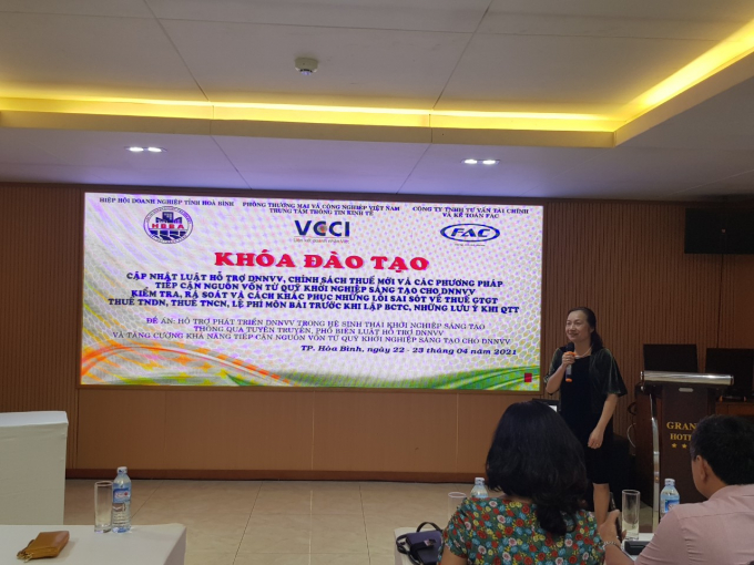 FAC hỗ trợ DNNVV tiếp cận vốn từ quỹ khởi nghiệp sáng tạo và khắc phục sai sót về thuế