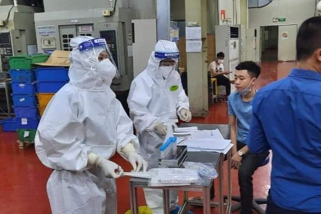 Bắc Giang: Khu công nghiệp Việt Yên dồn dập có kết quả dương tính