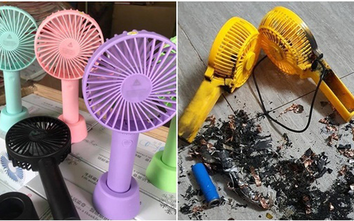 Cảnh báo: Nguy cơ cháy nổ từ quạt tích điện giá rẻ