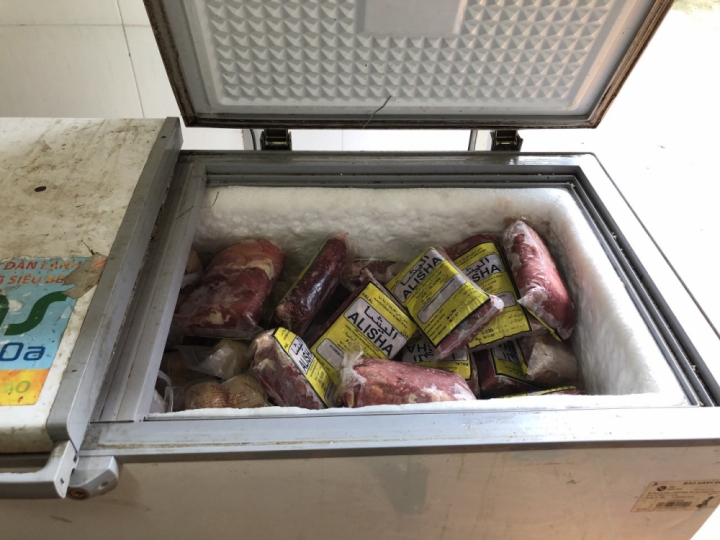 Bình Phước: Kịp thời ngăn chặn hơn 1 tấn thịt động vật nhập lậu