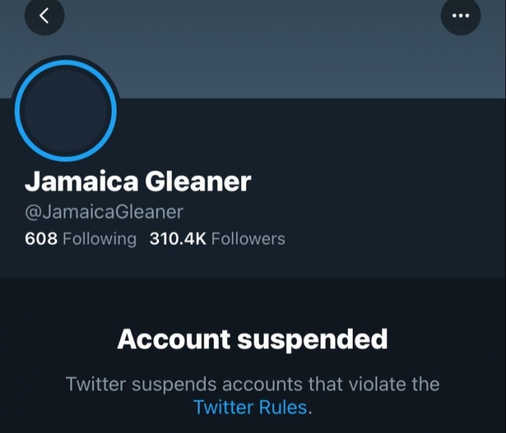 Vi phạm bản quyền, The Gleaner bị đình chỉ hoạt động trên Twitter