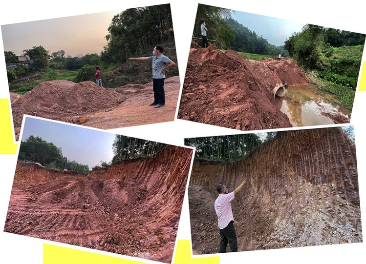 Thị trấn Trại Cau (Đồng Hỷ - Thái Nguyên): Xuất hiện tình trạng khai thác, san lấp đất trái phép