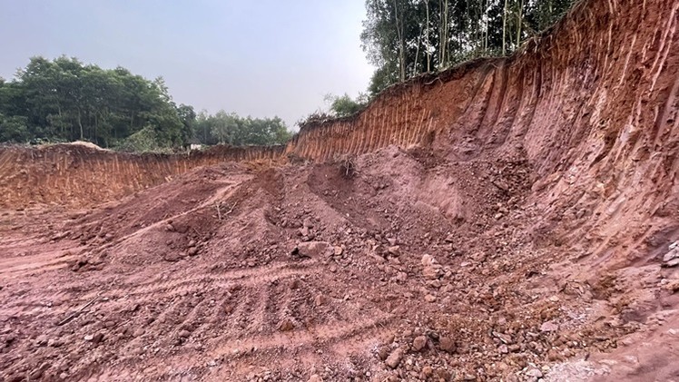Thị trấn Trại Cau (Đồng Hỷ - Thái Nguyên): Xuất hiện tình trạng khai thác, san lấp đất trái phép