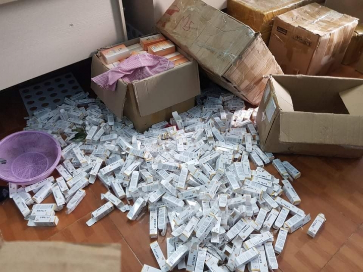 Hà Nội: Triệt phá đường dây sản xuất gần 1 tấn mỹ phẩm giả