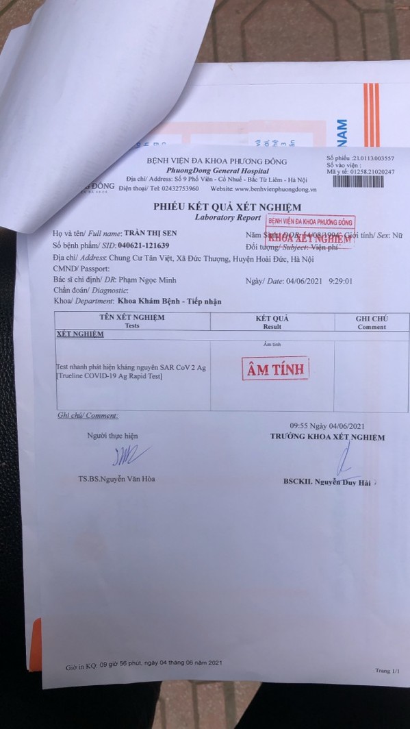 Bệnh viện tư nhân quảng cáo tràn lan test nhanh kết quả xét nghiệm Covid – 19