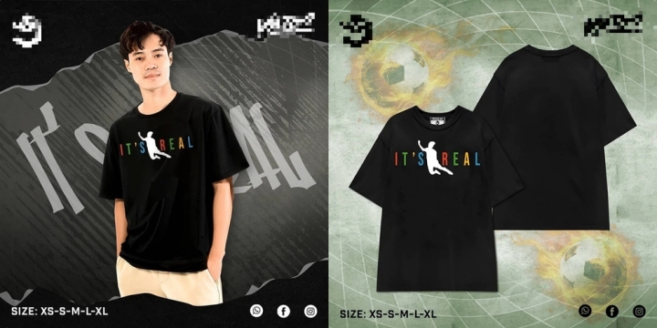 Vừa ra mắt, áo 'It's Real' của Văn Toàn đã bị đạo nhái tràn lan trên mạng
