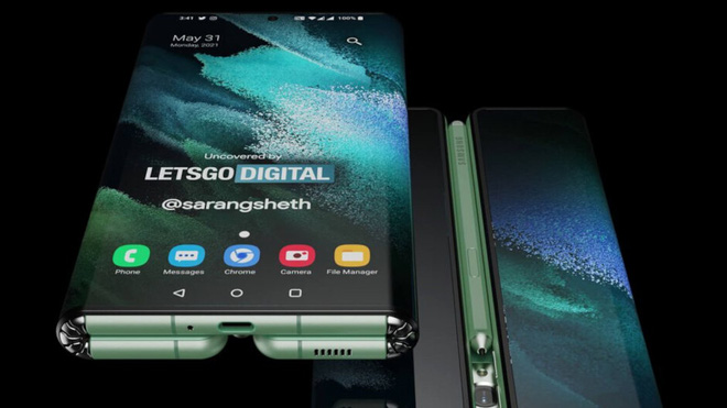 Lộ diện hình ảnh render cực đẹp của Samsung Galaxy Z Fold Tab