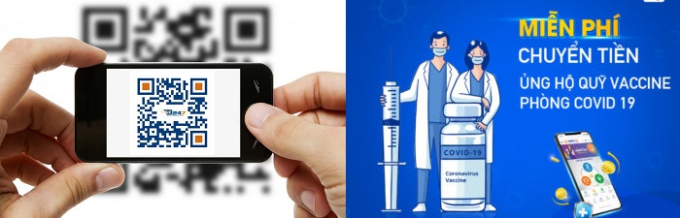 Tạo mã QR cho tài khoản Quỹ Vắc-xin phòng, chống Covid-19