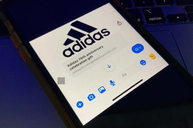 Truy cập link giả mạo Adidas, người dùng Facebook có nguy cơ cao bị mất tài khoản