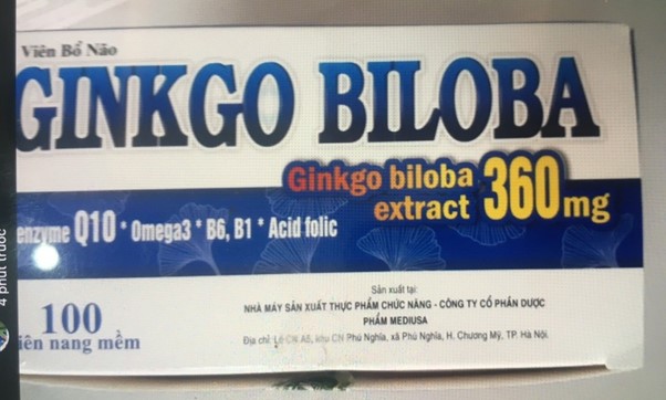 Không đạt chỉ tiêu khối lượng, viên bổ não Ginkgo Biloba bị kiến nghị thu hồi