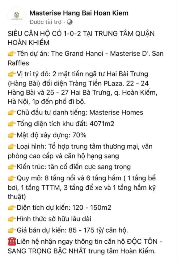 Thực hư Hà Nội xuất hiện căn hộ giá 'sốc' 175 tỷ đồng: Bán cho ai?