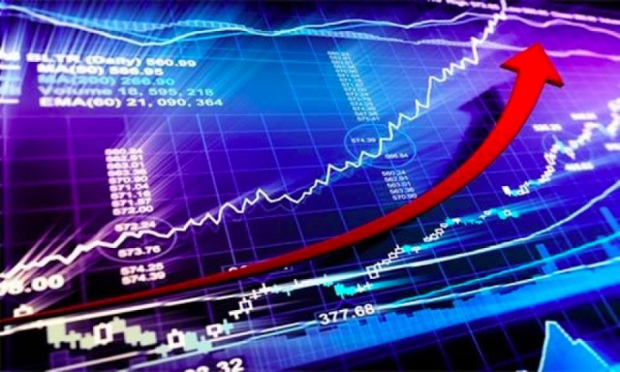 Cổ phiếu ngân hàng bứt phá, VN-Index vượt ngưỡng 1.300 điểm