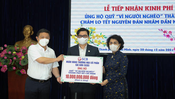 TP.HCM tiếp nhận gần 56 tỷ đồng chăm lo Tết cho người nghèo